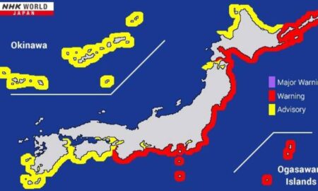 Japão registra tsunami depois de forte terremoto 8,8 na Rússia