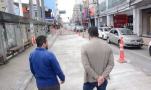 Obras no Centro de Santo André evoluem e Prefeitura libera trecho da Rua Luis Pinto Fláquer
