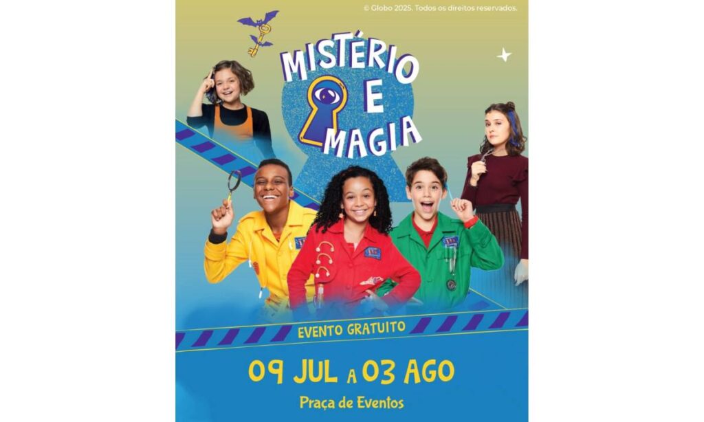 ParkShopping São Caetano transforma as férias infantis em uma missão divertida com "D.P.A. – Mistério e Magia"