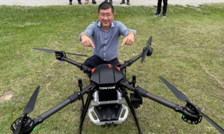 Taka visita fabricante de drone que será usado no combate aos pancadões em Diadema