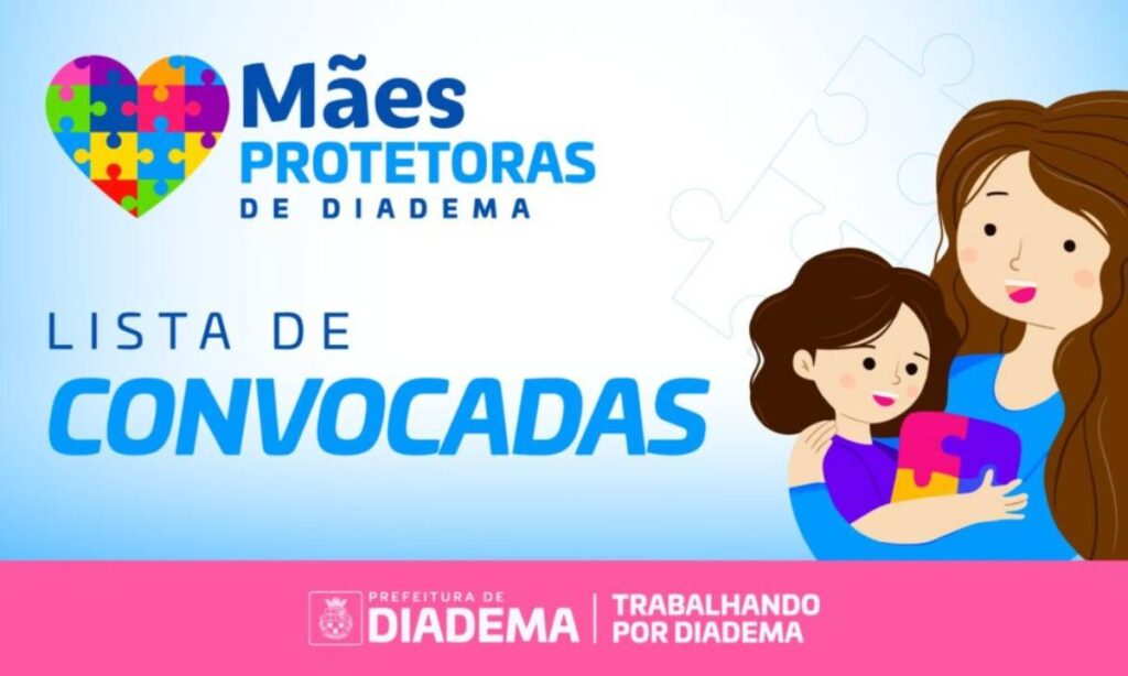 Diadema convoca 56 candidatas do Programa Mães Protetoras para apresentação de documentos
