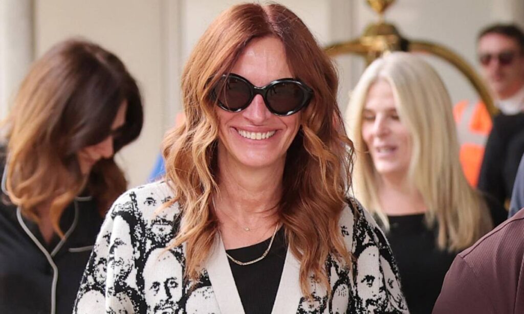 Julia Roberts usa óculos da marca brasileira LAPIMA em Veneza