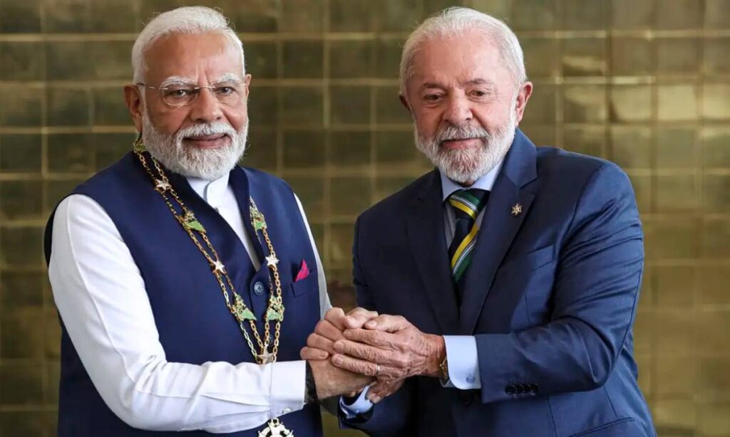 Lula e Modi discutem tarifaço dos EUA e ampliam aliança econômica entre Brasil e Índia
