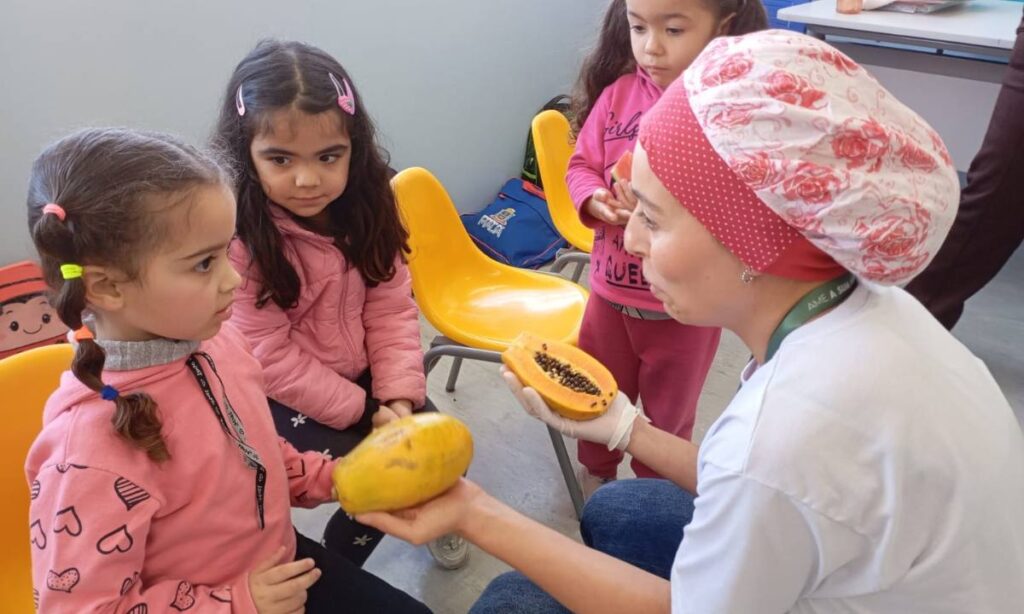 Roleta de Degustação incentiva hábitos saudáveis entre alunos de Mauá