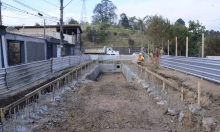 Santo André avança em obras contra enchentes na Vila Pires