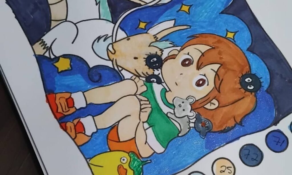 Oficina de livros de colorir do Studio Ghibli realiza 3º encontro no ABC 