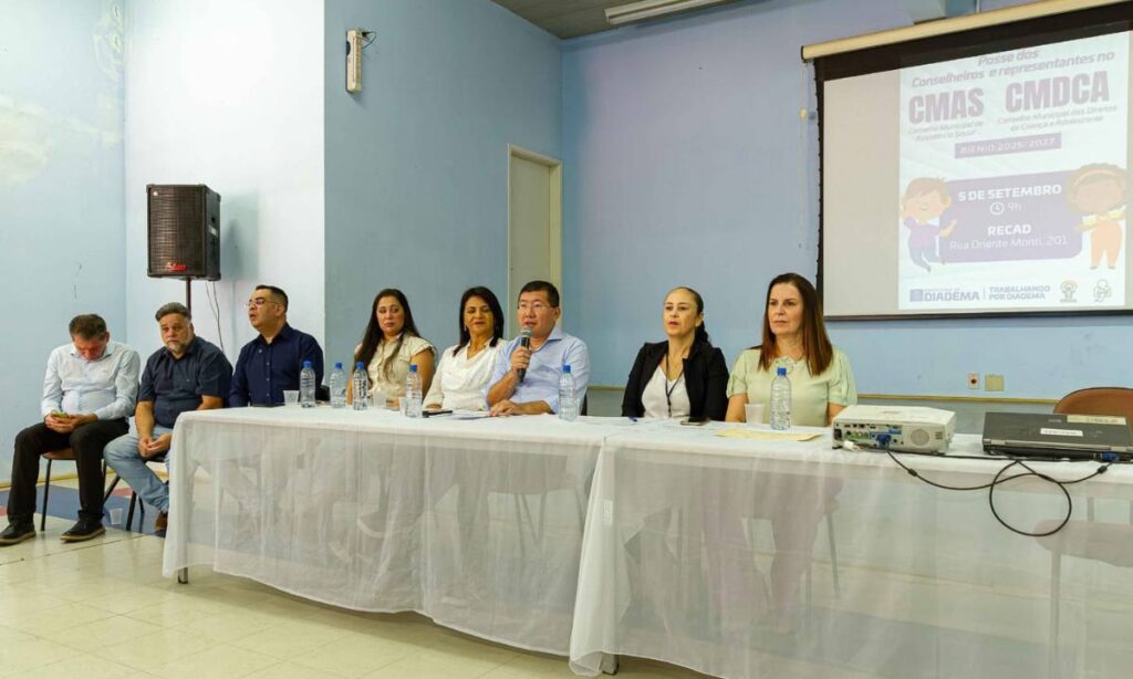 Conselhos da Assistência Social e da Criança e do Adolescente tomam posse em Diadema