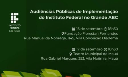 Grande ABC realiza segunda rodada de audiências públicas para instalação do Instituto Federal
