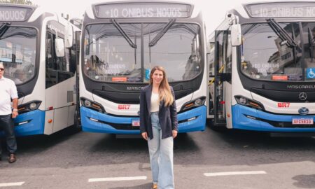 Prefeita Jessica Cormick anuncia ampliação da frota com dez novos ônibus em São Bernardo