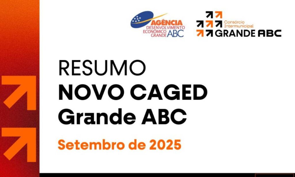 Caged: Grande ABC tem saldo positivo de 3,3 mil vagas formais em setembro Caged: Grande ABC tem saldo positivo de 3,3 mil vagas formais em setembro