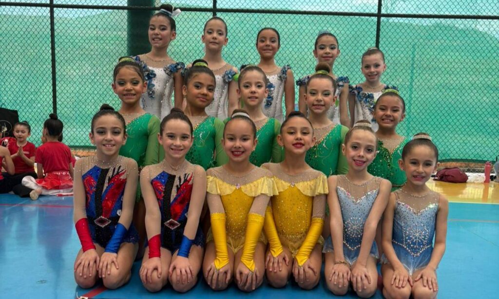 Categoria Baby de Ginástica Rítmica de São Caetano dá show e traz 33 medalhas da Copa SP Baby em Guaratinguetá
