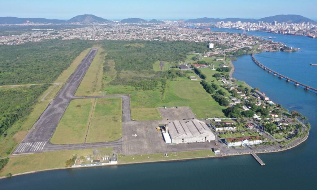 Obras do futuro Aeroporto de Guarujá avançam com nova fase de acesso e previsão de operação em 2026