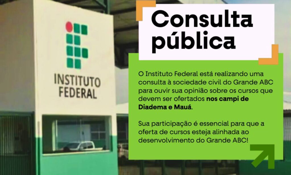 Consulta pública recebe sugestões para novos campi do Instituto Federal no Grande ABC