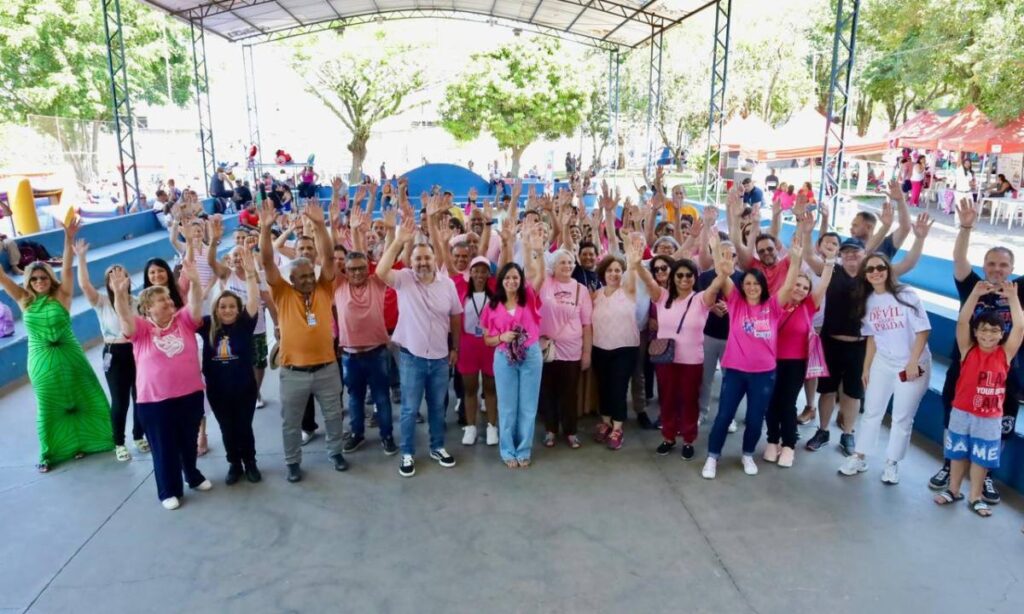 Outubro Corrente Bem Rosa emociona Mauá com histórias de superação e fé no Parque da Juventude