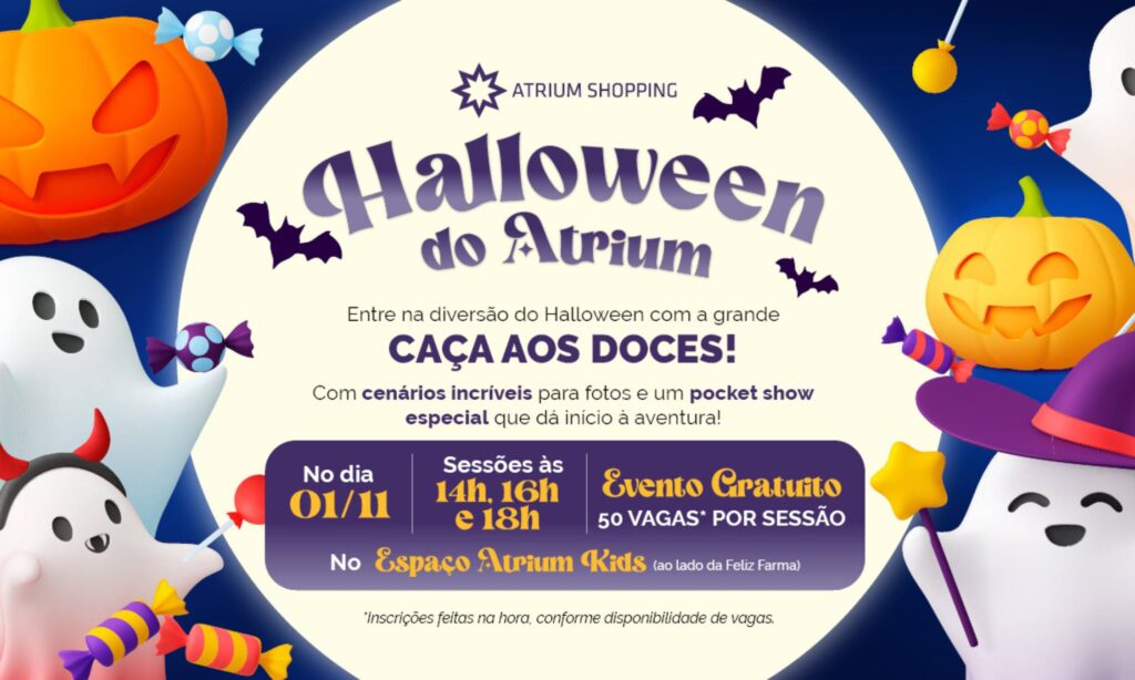 Pocket Show e Caça aos Doces marcam Halloween em Santo André