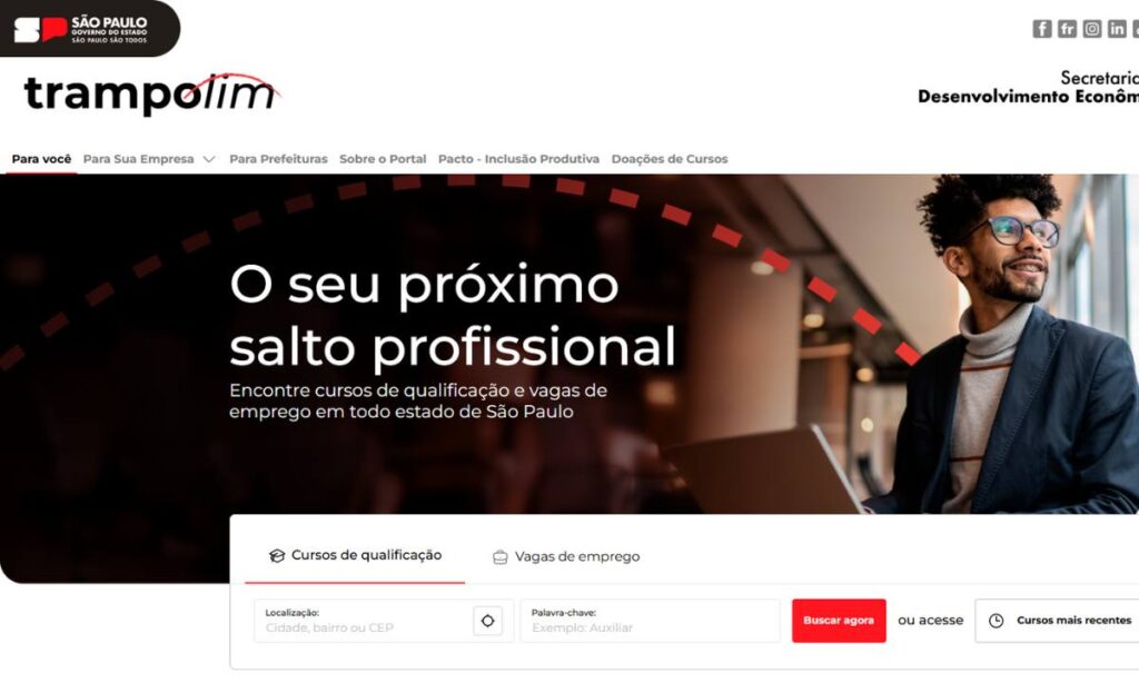Portal Trampolim abre inscrições para 960 vagas em cursos profissionalizantes gratuitos no estado de São Paulo 