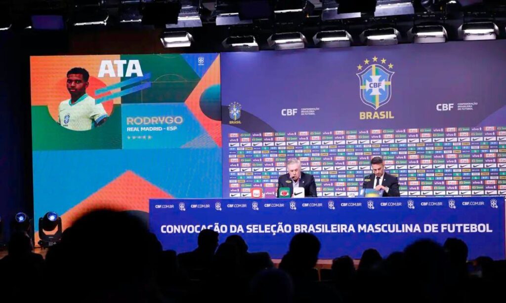 Rodrygo e Vinicius Júnior estão de volta à seleção para amistosos contra asiáticos