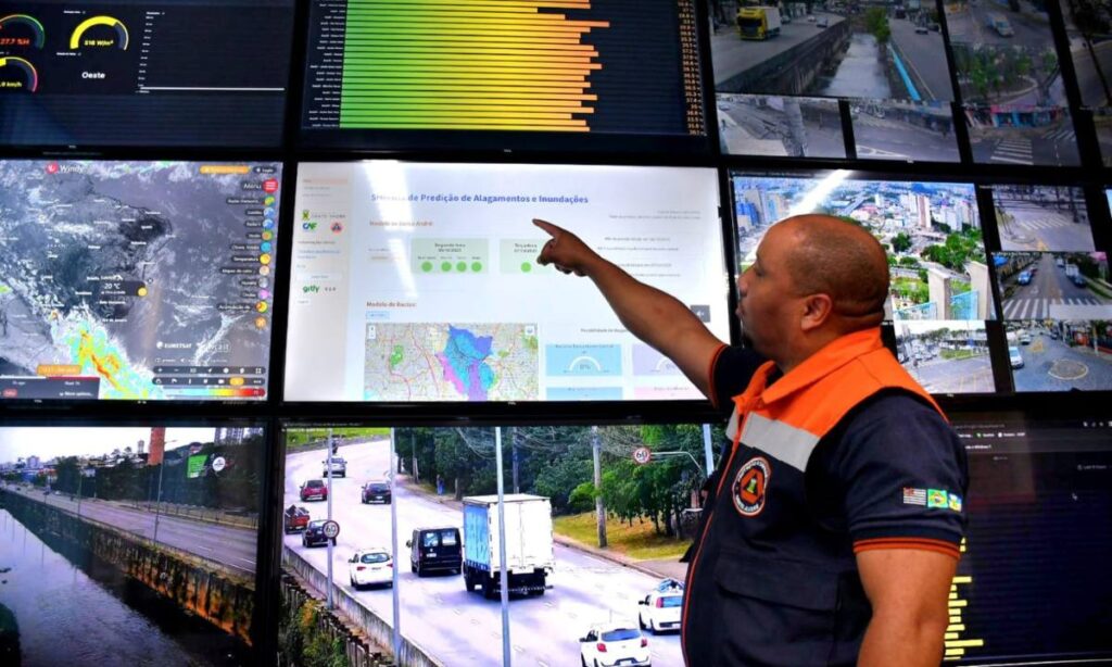 Santo André conquista prêmio internacional de sustentabilidade com projeto de IA contra alagamentos