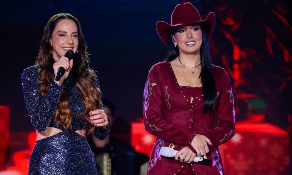 Ana Castela grava especial de Natal no SBT ao lado do casting da AgroPlay, família e Zé Felipe