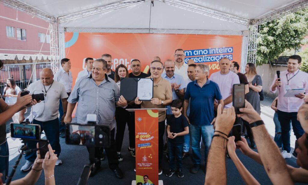 Enfim o asfalto novo: Jardim Irajá em SBC terá 2,1 km de vias pavimentadas em parceria histórica com a Sabesp