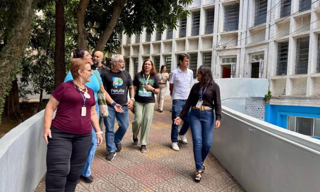 Peruíbe visita Secretaria de Educação de São Caetano para conhecer práticas pedagógicas alinhadas à Unesco e projetos sustentáveis
