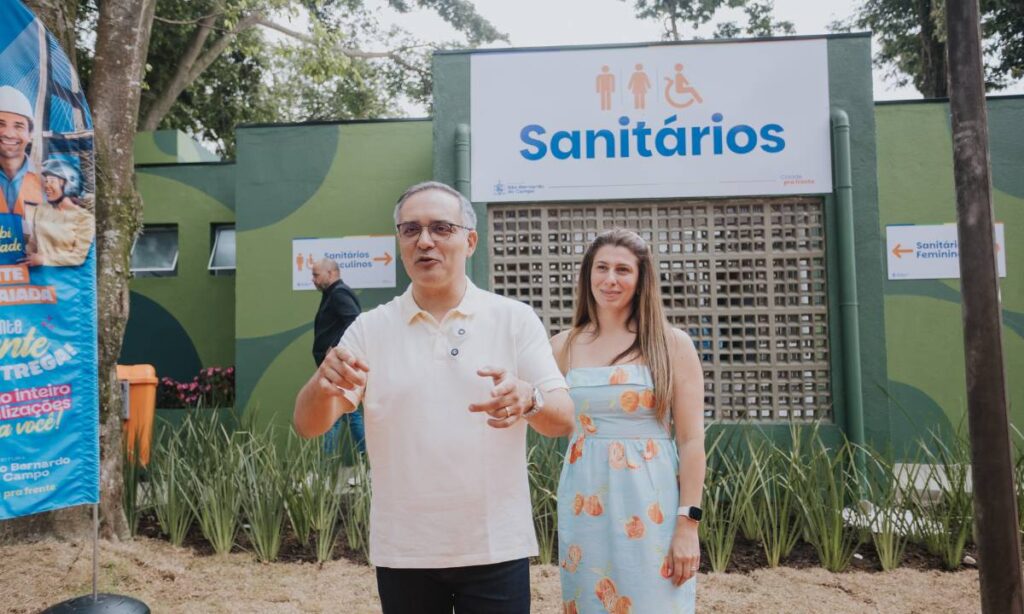 Praça Giovanni Breda, em São Bernardo, ganha banheiro público com acessibilidade