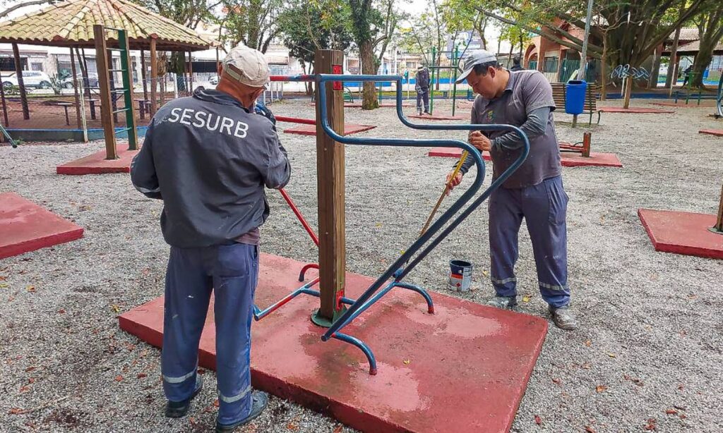 Prefeitura de São Caetano dá início a projeto de manutenção nos parques visando o Verão 2026