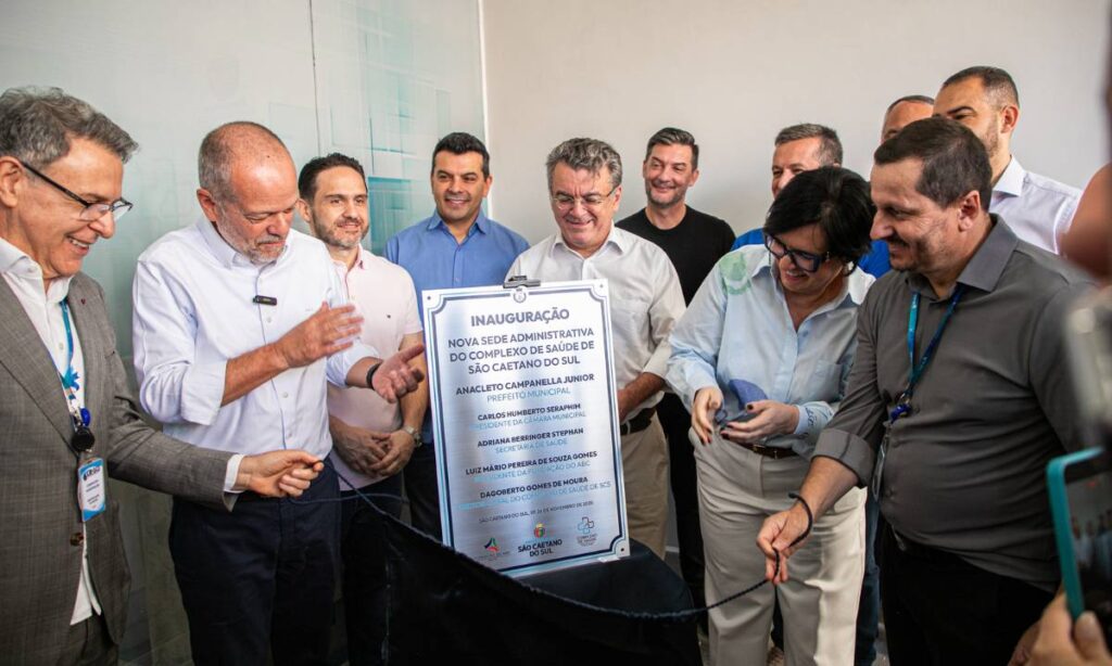 São Caetano inaugura nova sede administrativa do Complexo de Saúde e libera áreas hospitalares para ampliar serviços