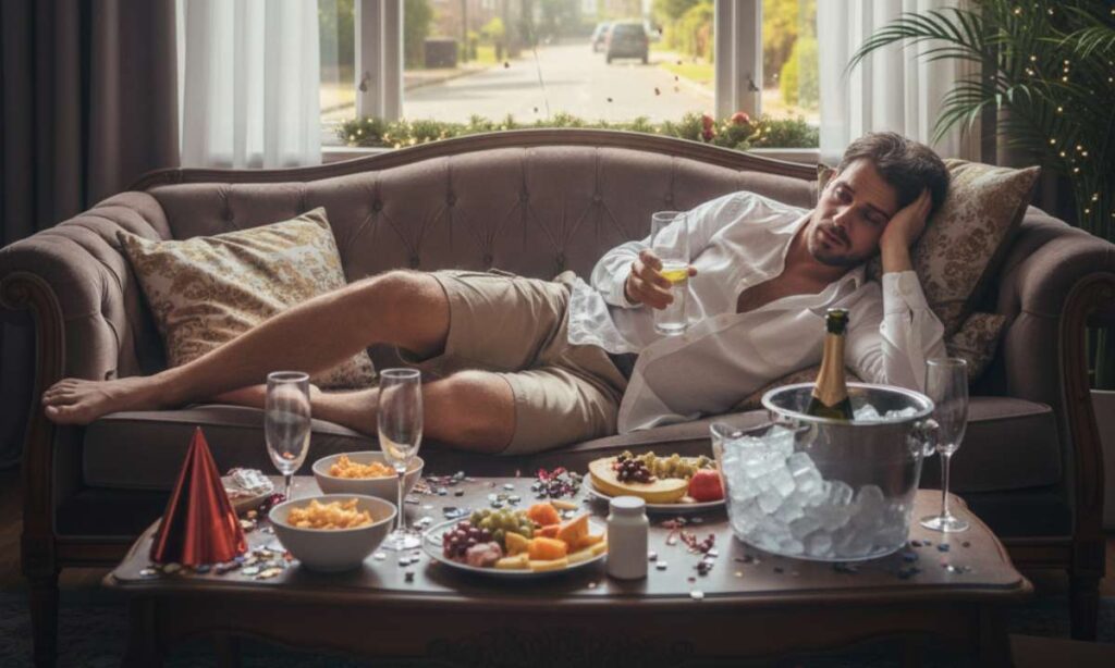 Hidratação e alimentação leve ajudam na recuperação da ressaca