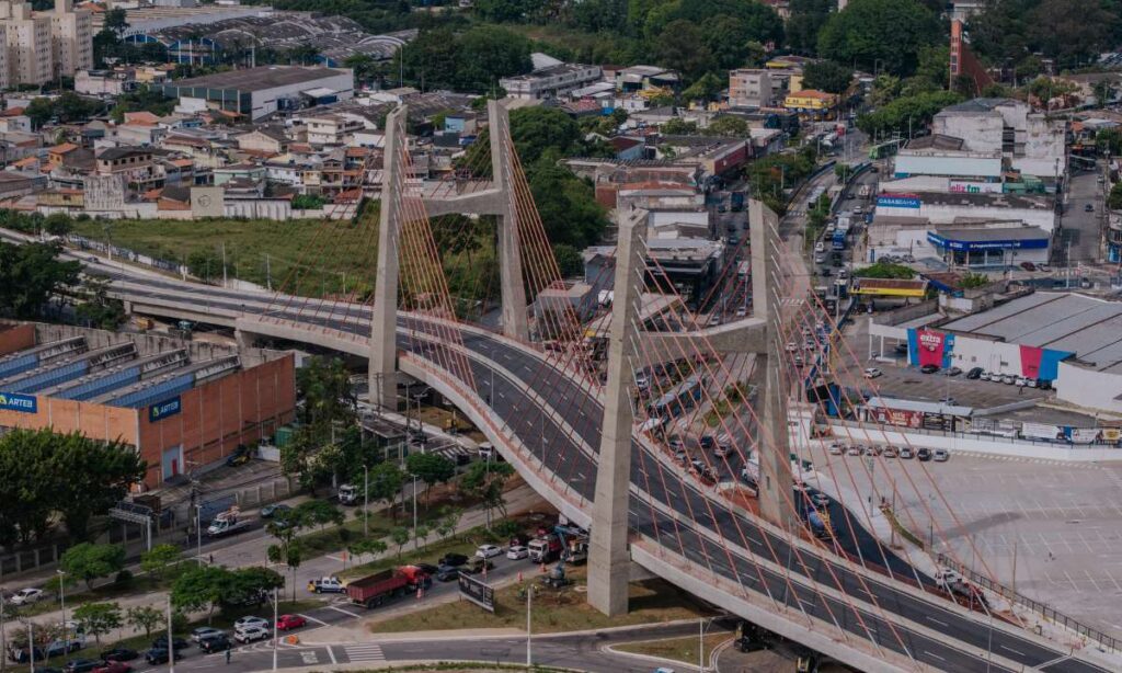 Ponte Estaiada de São Bernardo será entregue neste sábado (20) com evento esportivo