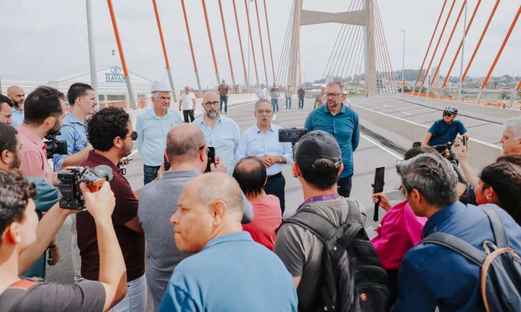 Ponte Estaiada de São Bernardo será entregue neste sábado (20) com evento esportivo