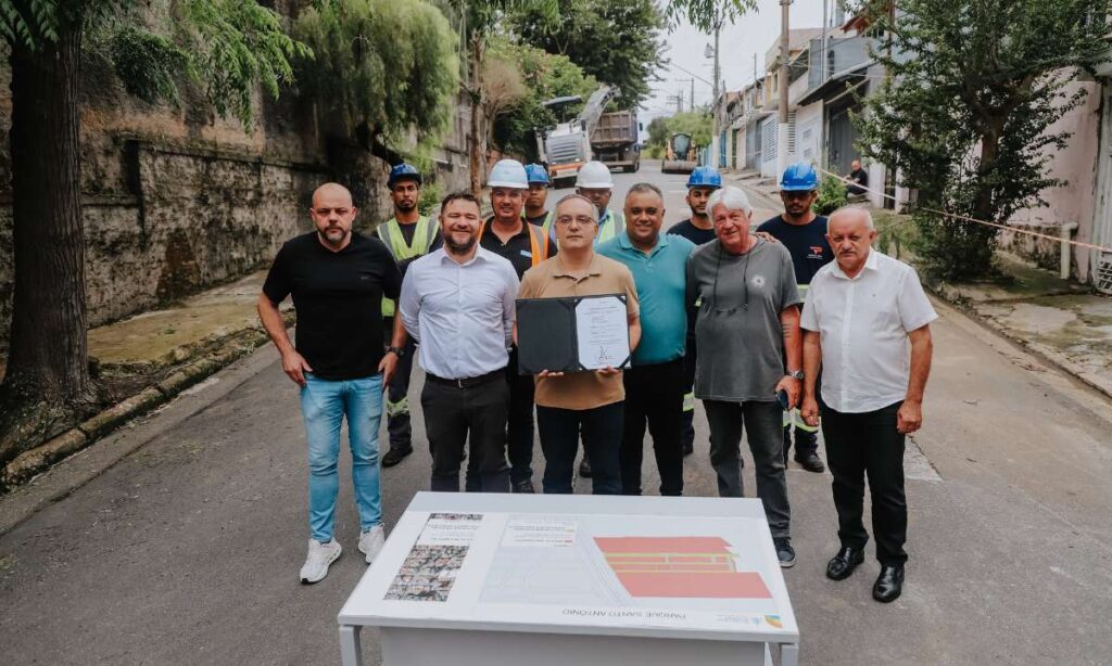 São Bernardo inicia obras de recapeamento no Parque Santo Antônio, em parceria com a Sabesp