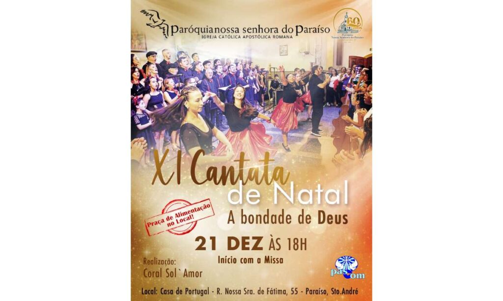 XI Cantata de Natal “A Bondade de Deus” promete emocionar o público em Santo André XI Cantata de Natal "A Bondade de Deus" promete emocionar o público em Santo André