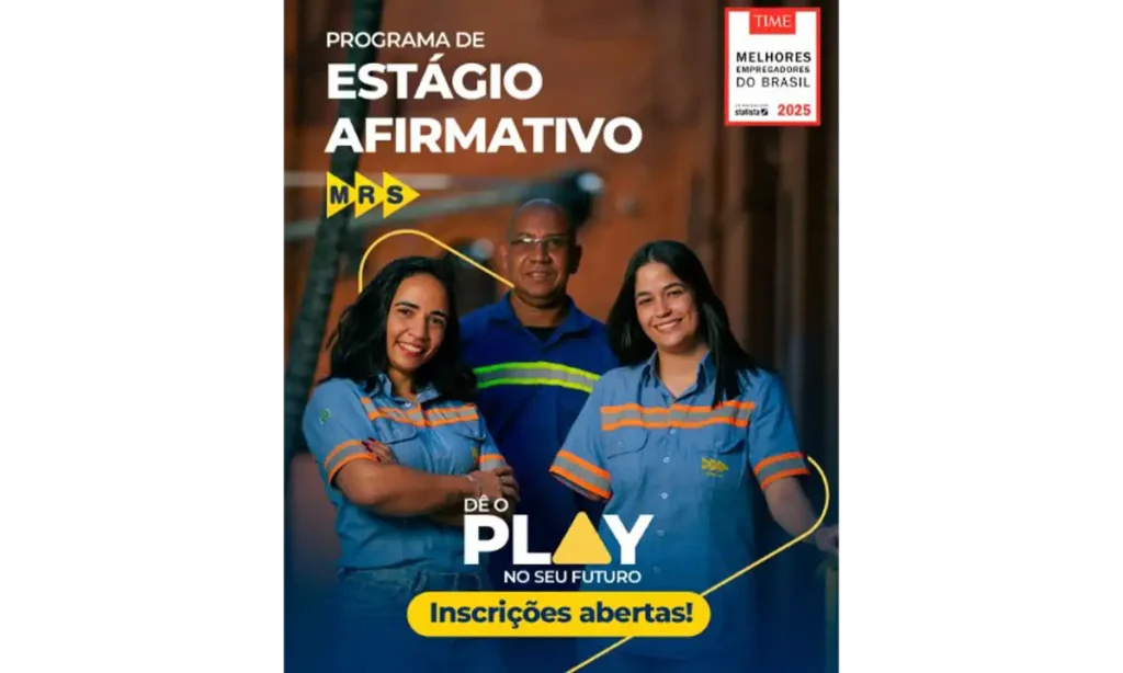 Carreira nos trilhos: Estágio afirmativo da MRS busca talentos em SP, RJ e MG; veja como se inscrever