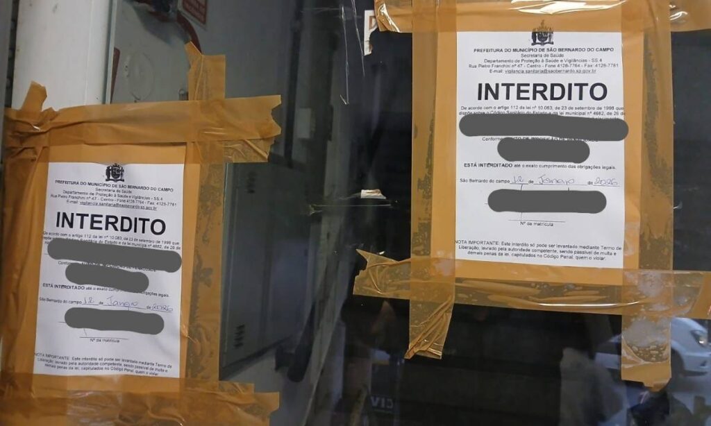 Em São Bernardo, ação da Vigilância Sanitária com a GCM resulta na apreensão de materiais irregulares no Centro