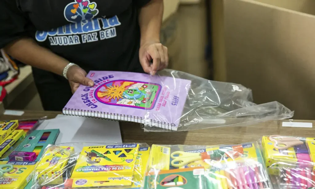 Fundo Social de Santo André mobiliza rede de solidariedade em Campanha de Arrecadação de Material Escolar