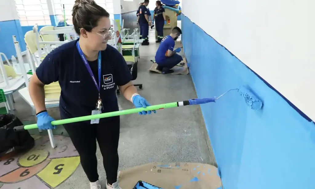 Prefeitura de Mauá e Instituto Coral entregam revitalização de escola municipal na Vila Mercedes