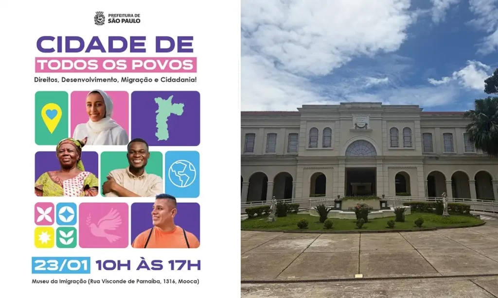 São Paulo 472 anos: Museu da Imigração recebe mutirão de serviços e debates para migrantes