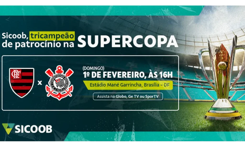 Sicoob entra em campo como patrocinador oficial da Supercopa Rei 2026