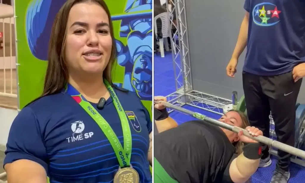 Mariana D’Andrea levanta 145 kg e conquista ouro na abertura da temporada paralímpica