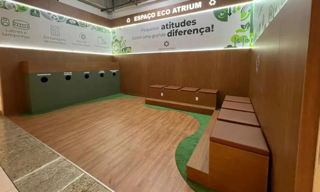 Atrium Shopping inaugura Espaço Eco e amplia compromisso com a sustentabilidade