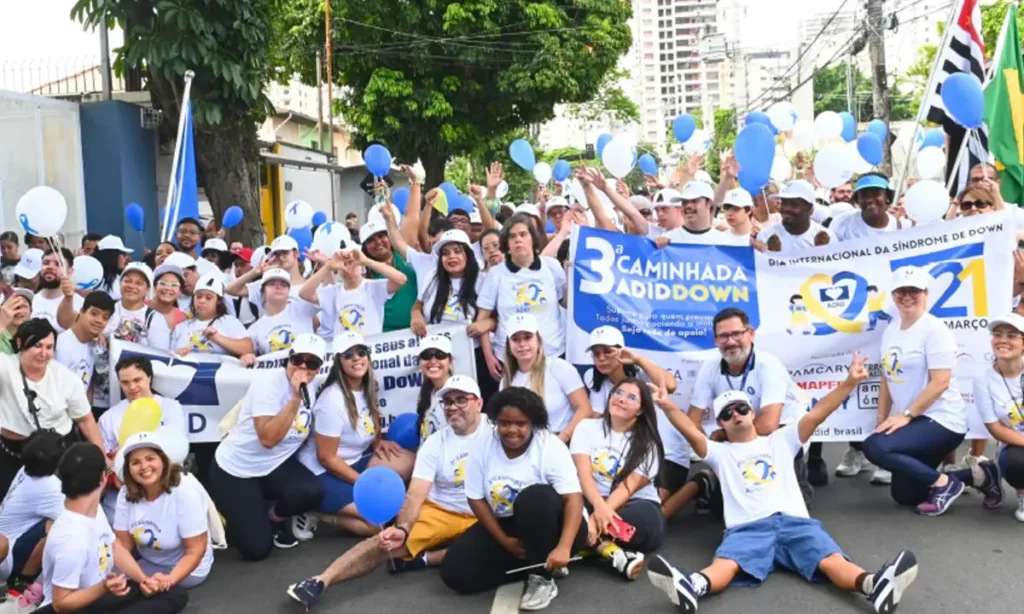Dia Internacional da Síndrome de Down: ADID promove caminhada e ações de conscientização no Brooklin