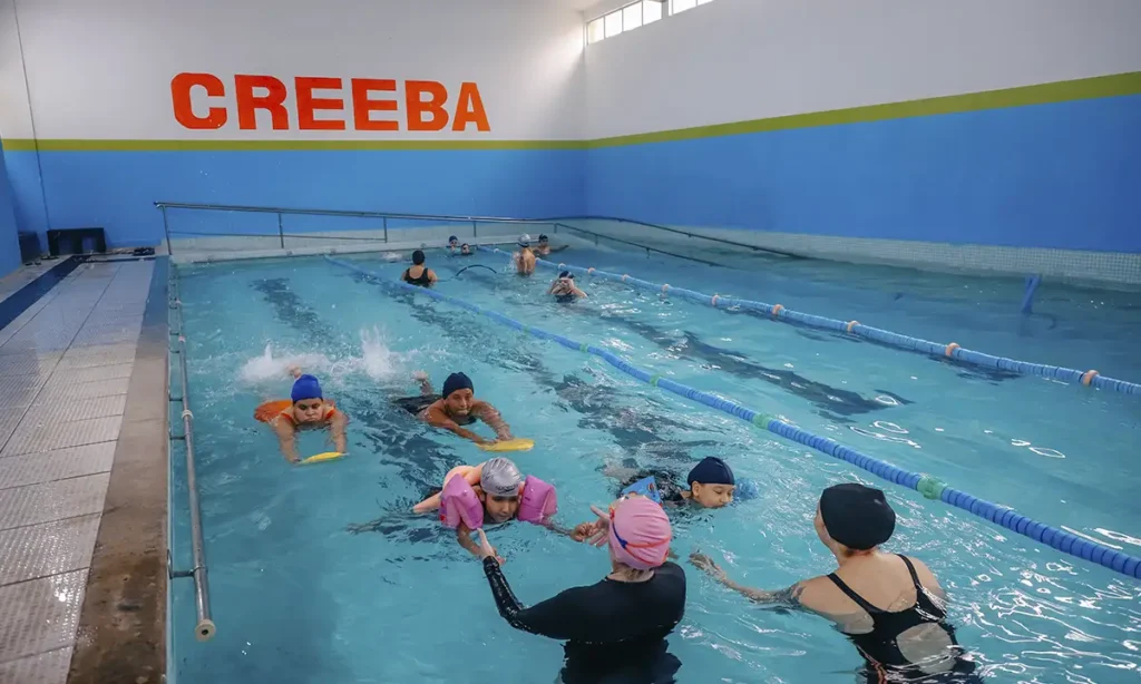 Entrega em São Bernardo garante reestruturação da piscina do Creeba, no Assunção