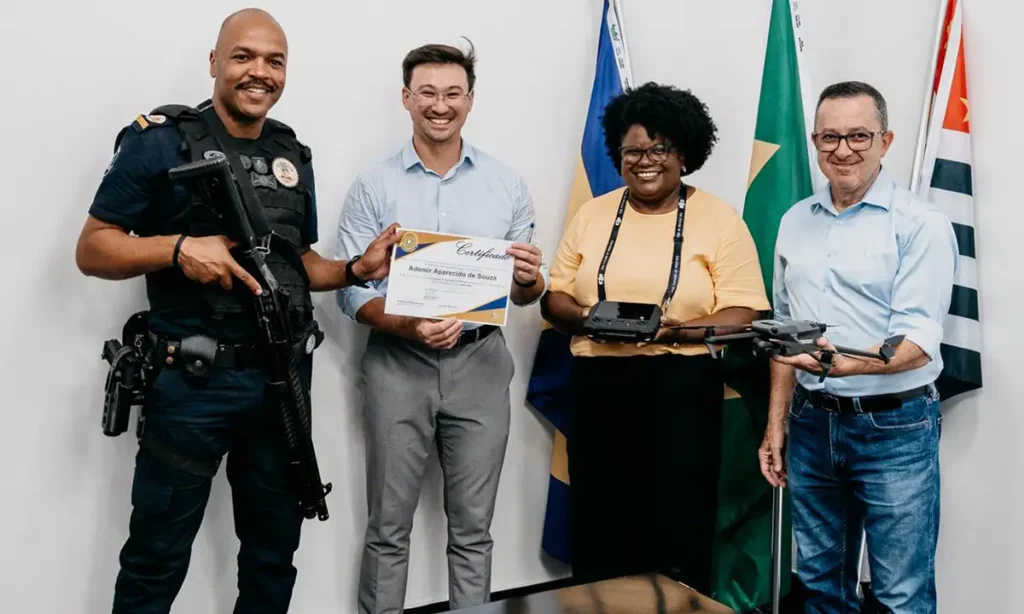 GCM de Rio Grande da Serra forma primeira turma de operadores de drones