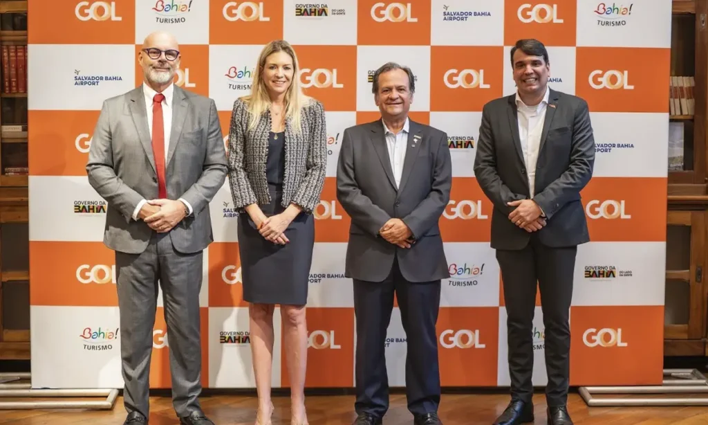 GOL anuncia novo banco de conexões em Salvador e aumenta oferta de assentos em 28%