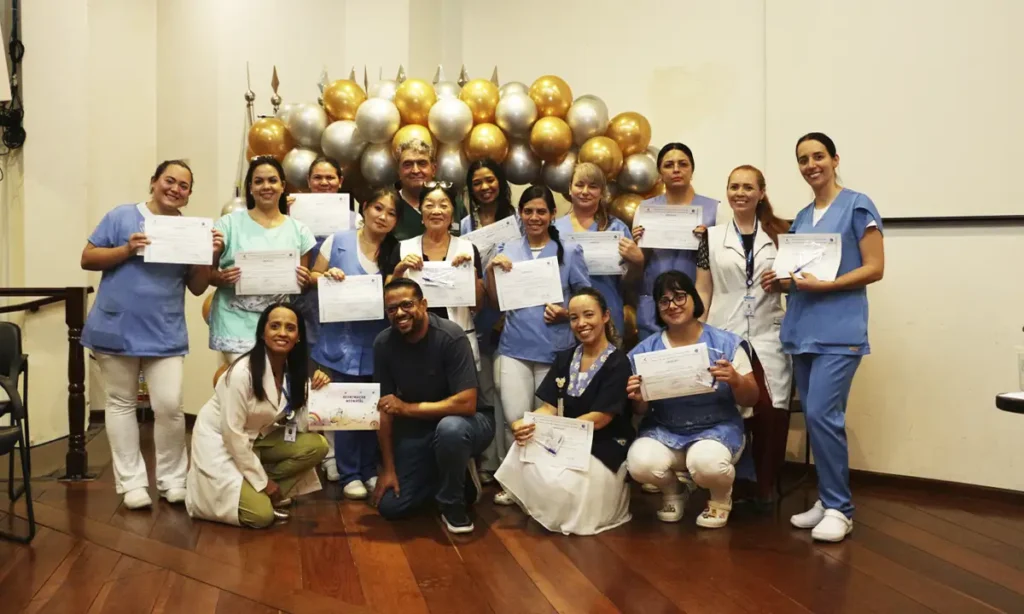 Hospital Estadual Mário Covas realiza capacitação em reanimação neonatal para enfermagem