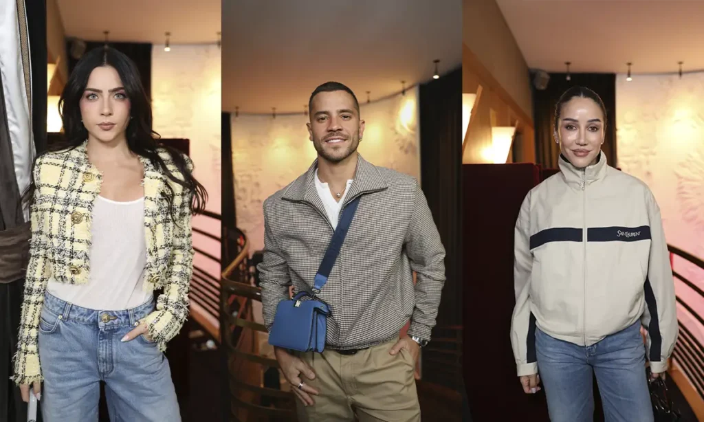 Jade Picon, Andre Lamoglia e Isabella Santoni agitam o almoço do Cidade Jardim durante a semana de moda de Paris