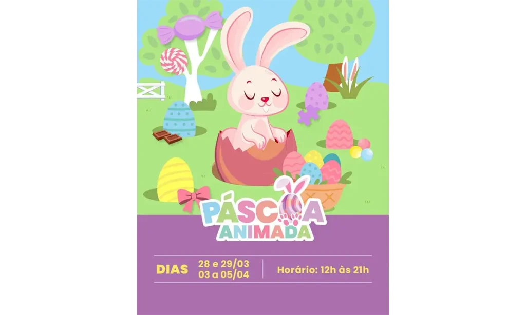 ParkShopping São Caetano promove circuito lúdico para crianças nesta Páscoa