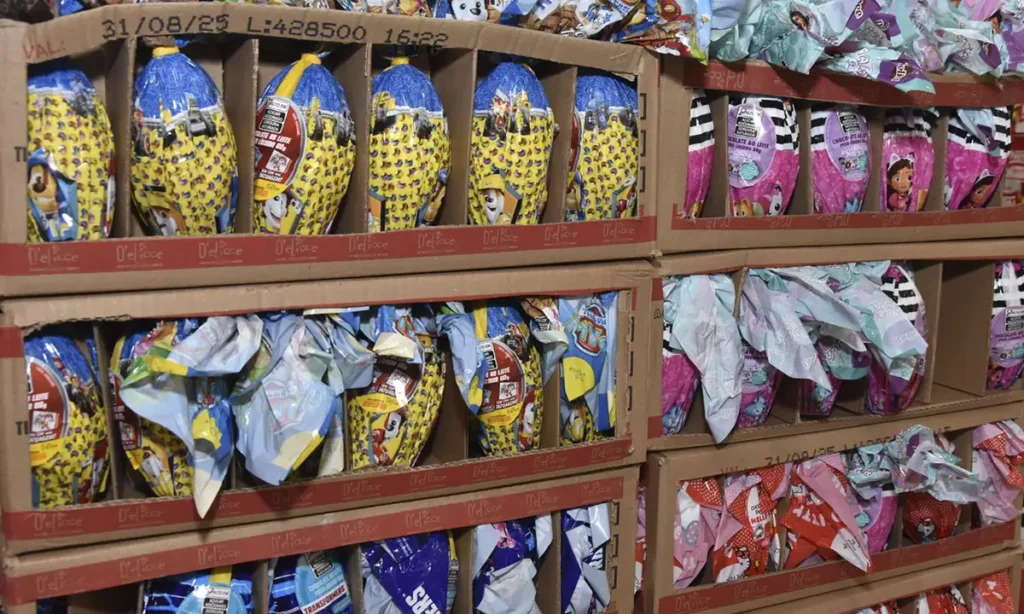 Procon Santo André encontra variação de 70% no preço dos ovos de Páscoa