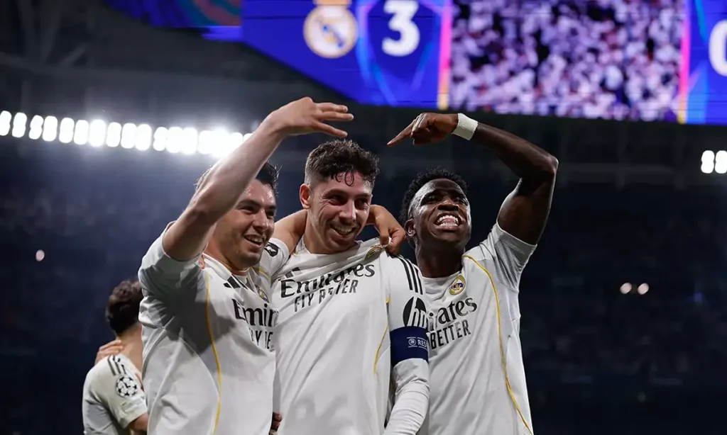 Real Madrid vence Manchester City por 3 a 0 com hat-trick de Valverde na Champions